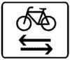Zusatzzeichen Radverkehr