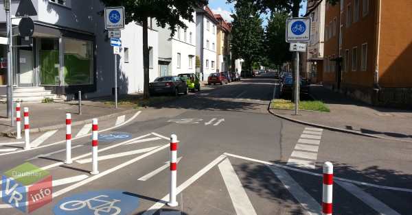 Einfahrt Fahrradstraße